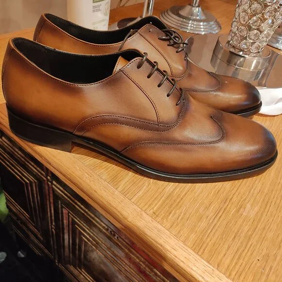 New Brown Dylan Gray Oxfords 13